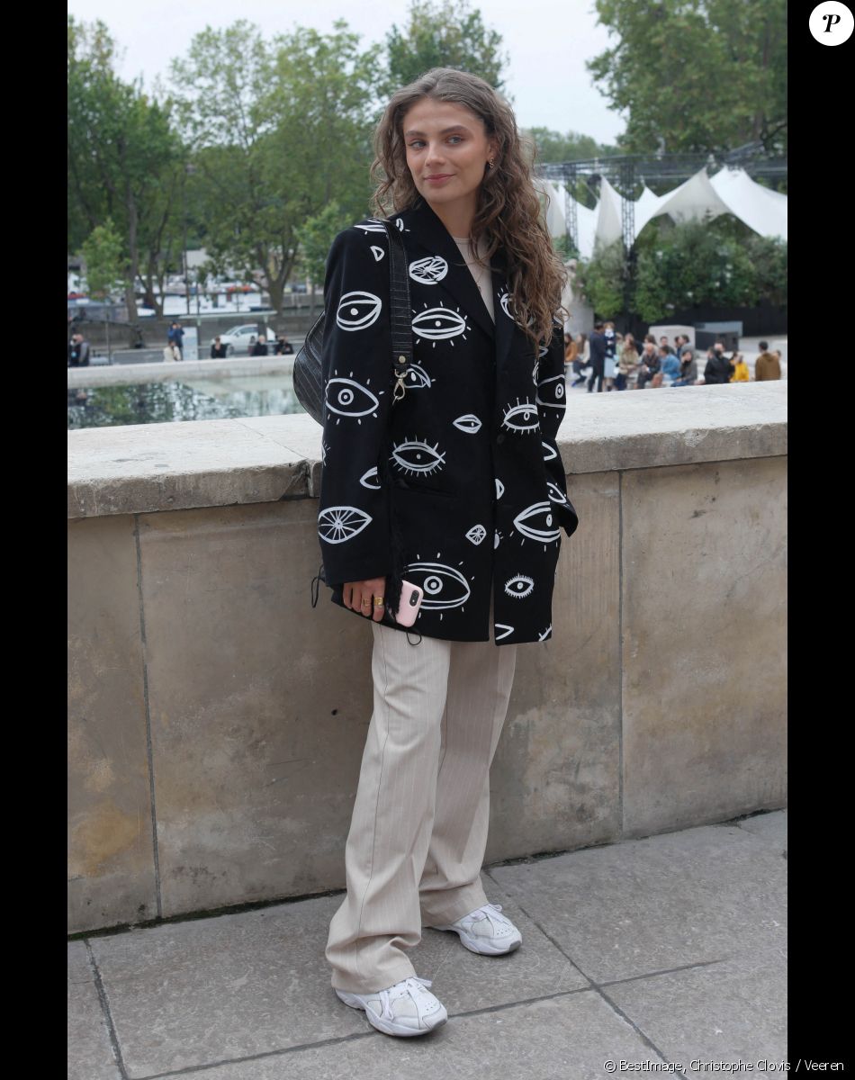 Maëlle, gagnante de The Voice 7 - People au défilé de mode JOENE by Louis-Gabriel Nouchi mode Homme printemps / été 2022 à Paris le 24 juin 2021. © Christophe Clovis / Veeren / Bestimage