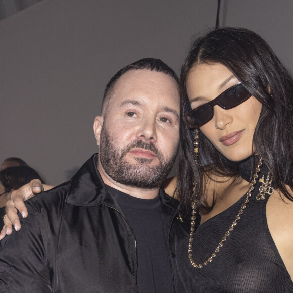 Kim Jones et Bella Hadid - Gretting du défilé de mode masculine prêt-à-porter printemps-été 2022 Dior x Travis Scott à Paris, France, le 25 juin 2021. © Olivier Borde/Bestimage