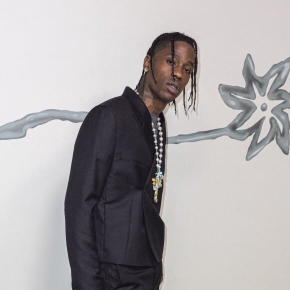 Travis Scott au photocall du défilé de mode masculine prêt-à-porter printemps-été 2022 Dior x Travis Scott à Paris, France, le 25 juin 2021. © Olivier Borde/Bestimage