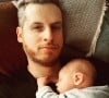 Yann Couvreur pose avec son bébé sur Instagram, le 2 janvier 2020.