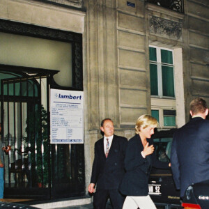 Diana Spencer au Ritz à Paris en 1997.