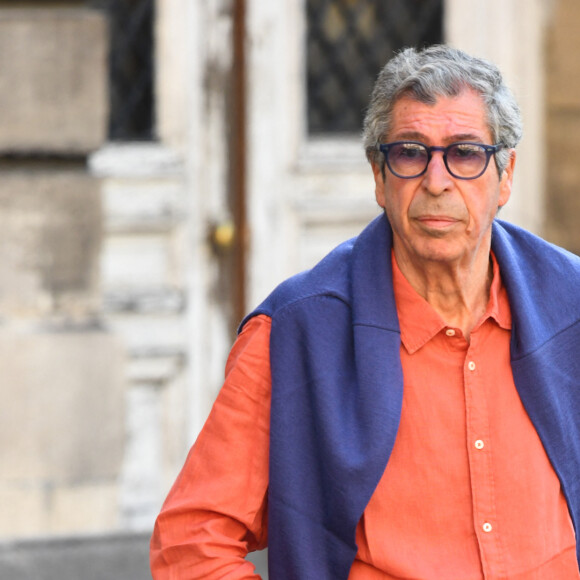 Patrick Balkany arrive au palais de justice de Paris pour entendre la décision de la cour d'appel concernant l'affaire de blanchiment aggravée contre lui et sa femme Isabelle. Le 27 mai 2020.