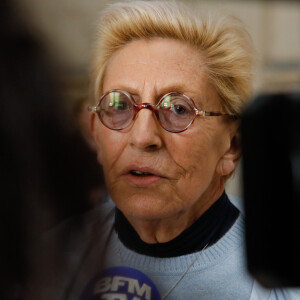 Isabelle Balkany est arrivée en retard au tribunal de Paris car elle rendait visite à son mari à la prison le 4 février 2020. © Christophe Clovis / Bestimage