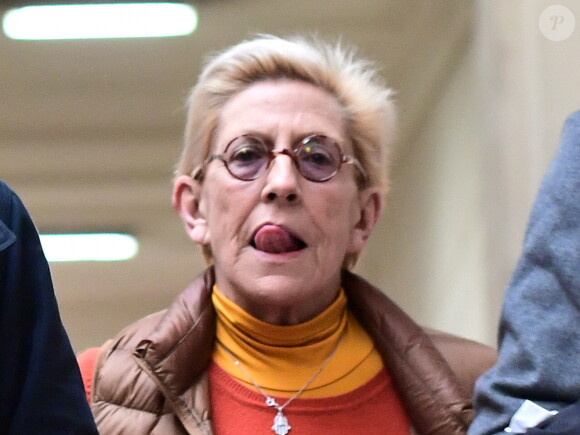 Isabelle Balkany arrive au tribunal de Paris pour un jugement en appel pour blanchiment de fraude fiscale le 3 février 2020.