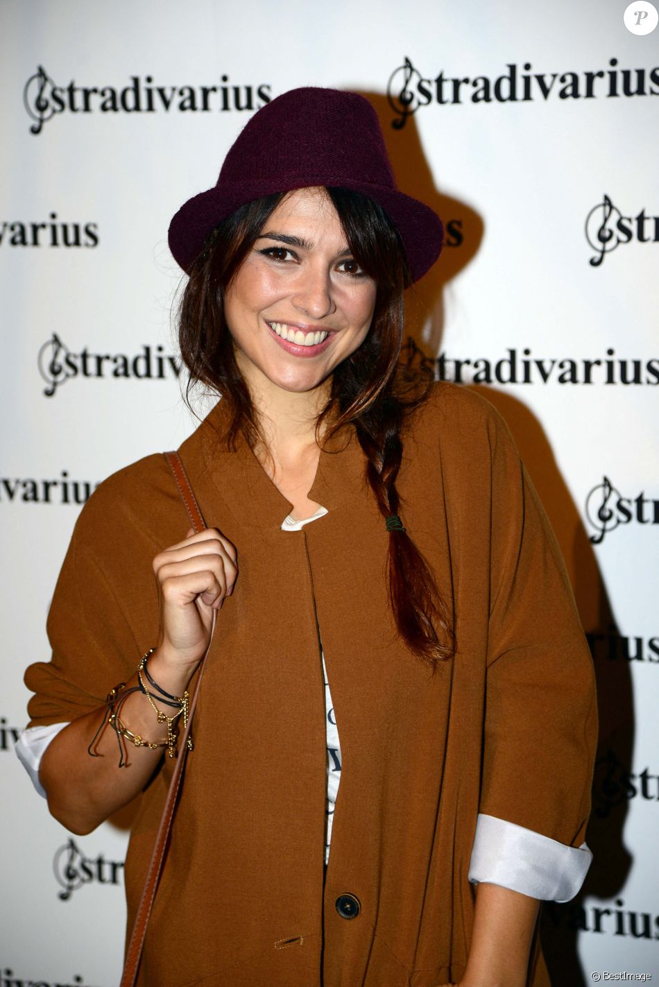 Cristina Brondo lors de la soirée "Event Paper" de la marque Stradivarius à Barcelone, le 8 octobre 2014.