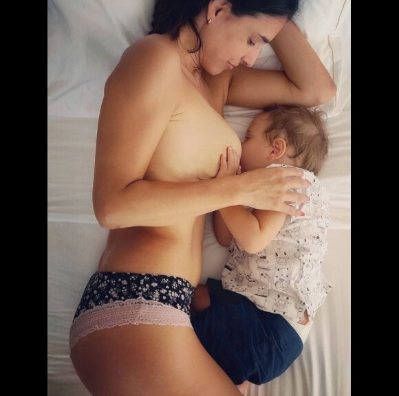 Cristina Brondo en famille sur Instagram. Le 8 août 2020.