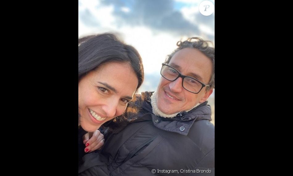 Cristina Brondo et son compagnon Diego Yaker sur Instagram. Le 14 février 2021.