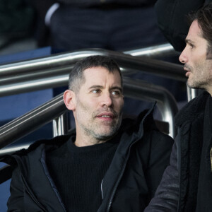 Jalil Lespert dans les tribunes du parc des princes lors du match de championnat de Ligue 1 Conforama opposant le Paris Saint-Germain (PSG) à Lille le 22 Novembre 2019 à Paris. © Cyril Moreau / Bestimage