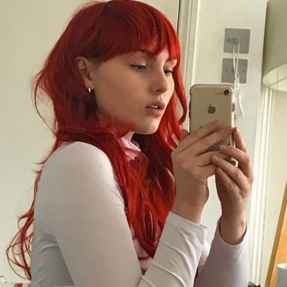 Alice McMillan la fille de Robbie Coltrane en mode selfie sur Instagram, en 2018