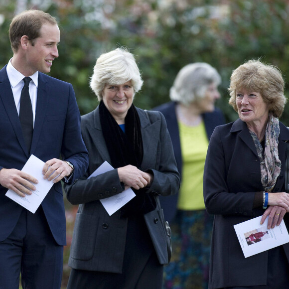 Le prince William d'Angleterre a assisté aux obsèques de sa nourrice Olga Powell à Harlow avec ses tantes, Lady Jane Fellowes et Sarah McCorquodale.
