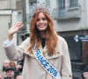 Maëva Coucke, Miss France, de retour sur ses terres d'enfance, va à la rencontre des habitants de Boulogne-sur-Mer, France. © Alain Rolland/ImageBuzz/Bestimage