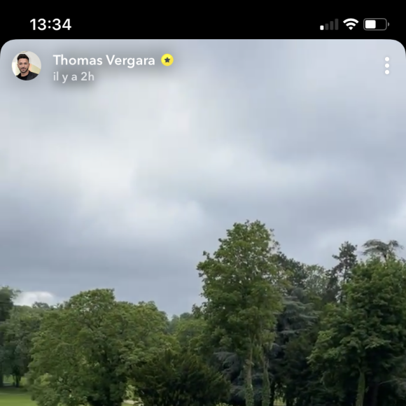 Nabilla et Thomas Vergara sont arrivés au château de Chantilly où aura lieu leur mariage - Snapchat