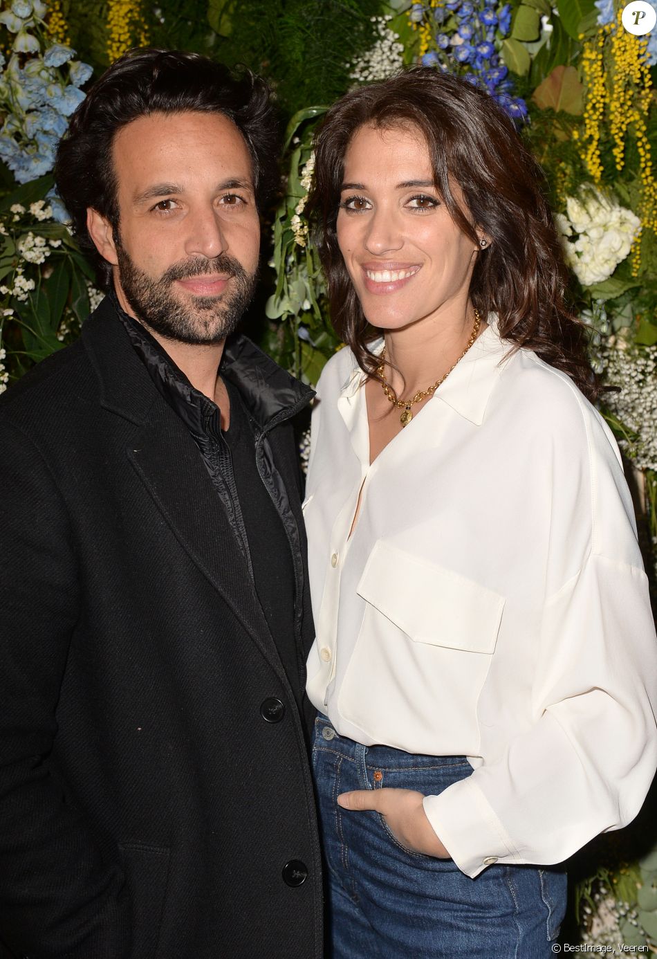 Exclusif - Laurie Cholewa et son mari Greg Levy - Présentation de la liqueur St-Germain à Paris le 23 janvier 2020. © Veeren/Bestimage