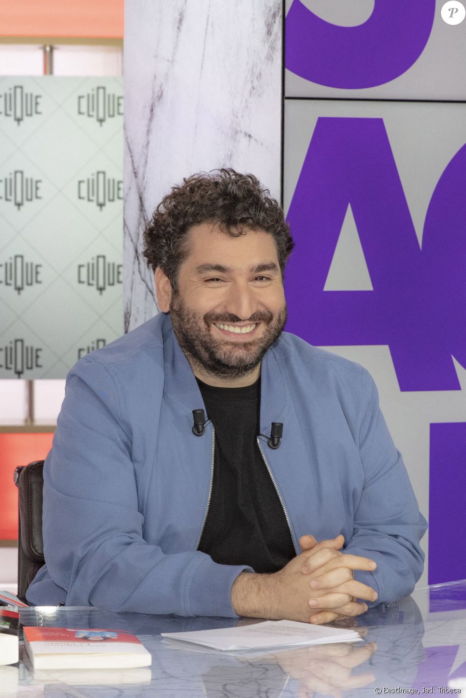 Exclusif - Mouloud Achour - Enregistrement de l'émission "Clique, dernière de la saison", présentée par M.Achour et diffusée sur Canal+ le 30 mai 2021 © Jack Tribeca / Bestimage