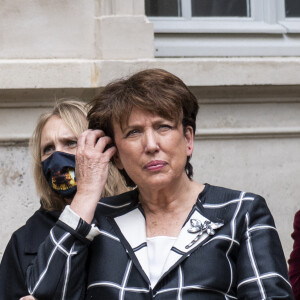 Roselyne Bachelot - La maire de Paris et la ministre de la Culture ont inauguré le musée Carnavalet à Paris, après 5 années de rénovation. Le 26 mai 2021 