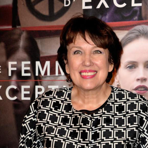 Roselyne Bachelot - Avant-première du film "Une femme d'Exception" au cinéma Gaumont Opéra Capucines à Paris, le 4 décembre 2018. 