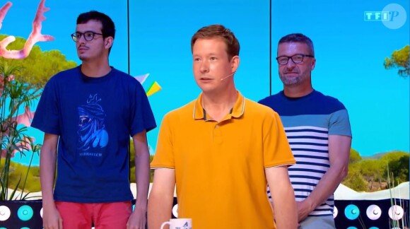 Damien dans 'Les 12 Coups de midi', le 5 juillet 2021 sur TF1