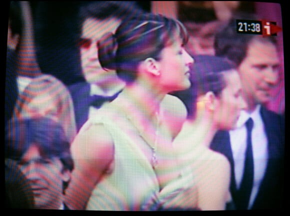 Sophie Marceau perd sa bretelle au festival de Cannes en 2005.