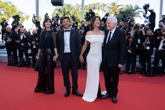 Géraldine Pailhas, François Ozon, Sophie Marceau, André Dussollier - Montée des marches du film " Tout s'est bien passé " lors du 74ème Festival International du Film de Cannes. Le 7 juillet 2021 © Borde-Jacovides-Moreau / Bestimage