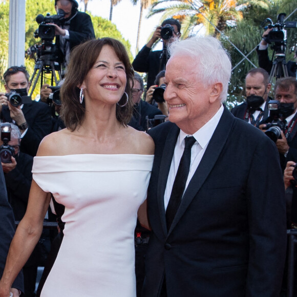 Géraldine Pailhas, François Ozon, Sophie Marceau, André Dussollier - Montée des marches du film " Tout s'est bien passé " lors du 74ème Festival International du Film de Cannes. Le 7 juillet 2021 © Borde-Jacovides-Moreau / Bestimage