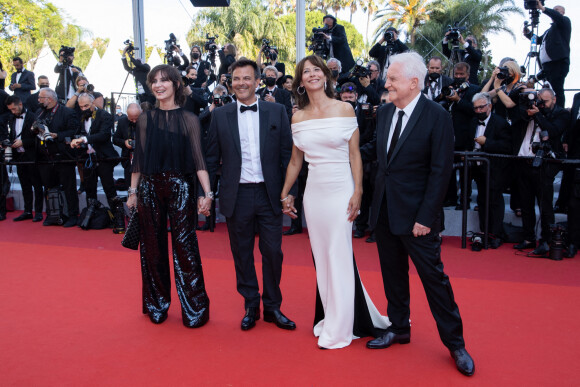 Géraldine Pailhas, François Ozon, Sophie Marceau, André Dussollier - Montée des marches du film " Tout s'est bien passé " lors du 74ème Festival International du Film de Cannes. Le 7 juillet 2021 © Borde-Jacovides-Moreau / Bestimage