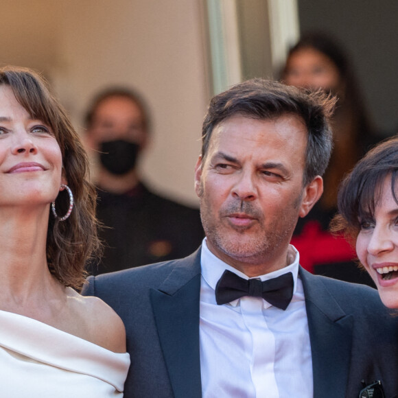 Sophie Marceau, François Ozon, Géraldine Pailhas - Montée des marches du film " Tout s'est bien passé " lors du 74ème Festival International du Film de Cannes. Le 7 juillet 2021 © Borde-Jacovides-Moreau / Bestimage