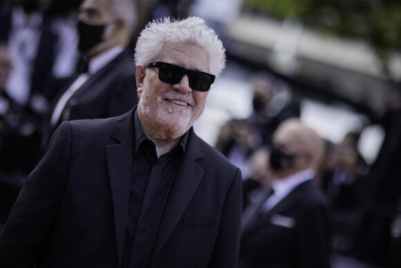 Pedro Almodovar - Montée des marches du film "Annette" - Cérémonie d'ouverture du 74e Festival de Cannes. Le 6 juillet 2021. © Borde-Jacovides-Moreau / Bestimage