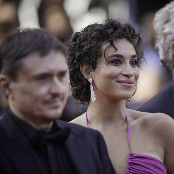 Camélia Jordana - Montée des marches du film "Annette" - Cérémonie d'ouverture du 74e Festival de Cannes. Le 6 juillet 2021. © Borde-Jacovides-Moreau / Bestimage