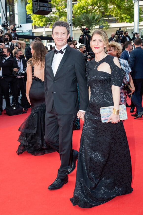 Benjamin Griveaux et sa femme Julia Minkowski - Montée des marches du film "Annette" - Cérémonie d'ouverture du 74e Festival de Cannes. Le 6 juillet 2021. © Borde-Jacovides-Moreau / Bestimage