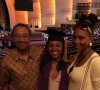 Suzzanne Douglas, son mari Roy Jonathan Cobb et leur fille Jordan, diplômée. Mai 2017