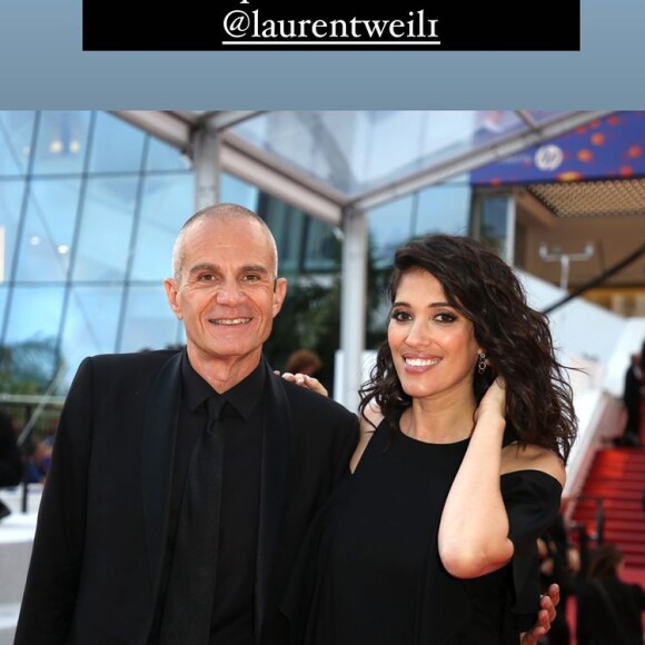 Laurie Cholewa adresse de tendres messages à Laurent Weil sur Instagram, le 6 juillet 2021