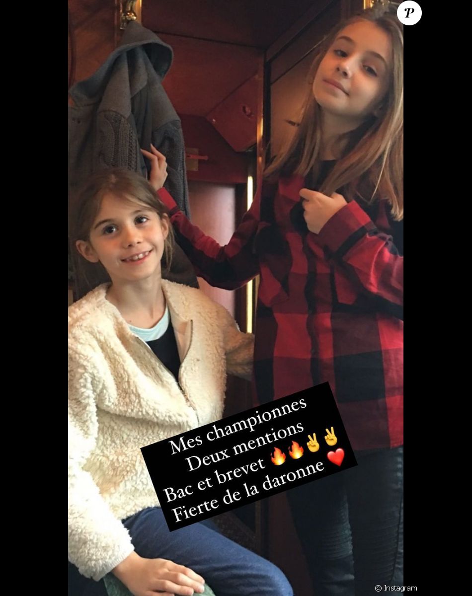 Clotilde Courau fière de ses filles Vittoria et Luisa (17 et 14 ans) diplômées ! Juillet 2021