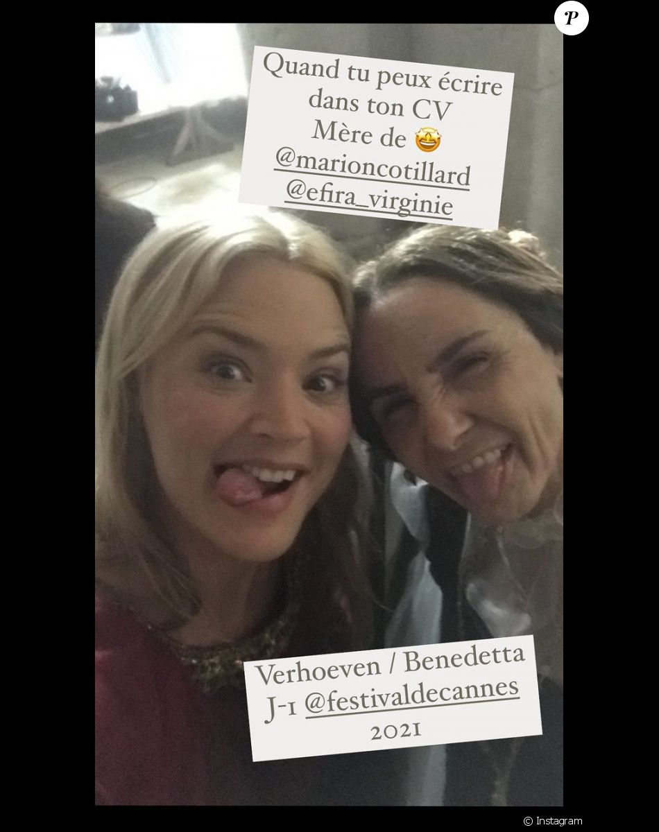 Clotilde Courau et Virginie Efira, complices. Juillet 2021