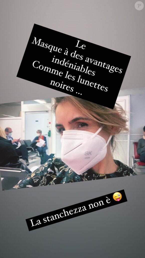 Clotilde Courau est arrivée à Cannes. Juillet 2021