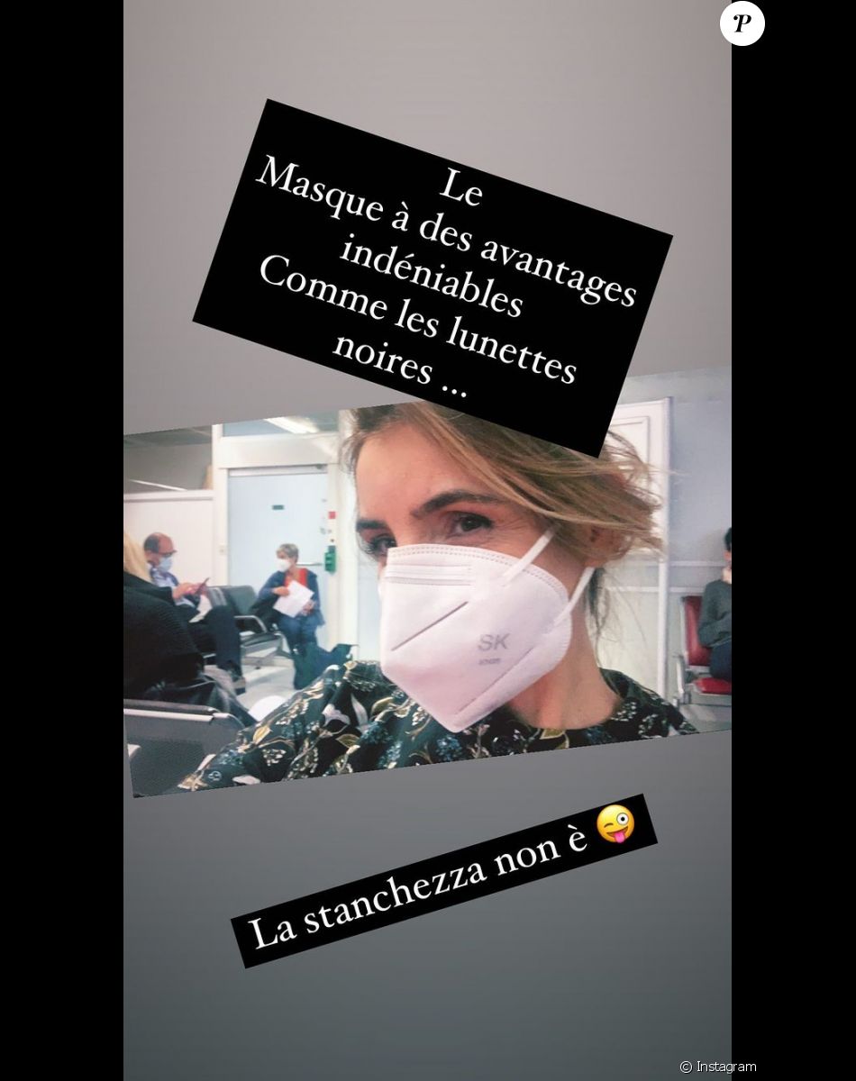 Clotilde Courau est arrivée à Cannes. Juillet 2021
