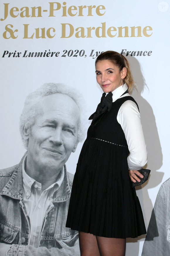 Clotilde Courau, lors de la cérémonie de clôture de la 12e édition du Festival du film Lumière à Lyon, du 10 au 18 octobre 2020. 