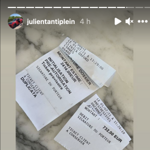 Julien Tanti hospitalisé à Cannes, il révèle s'être fait opérer - Instagram