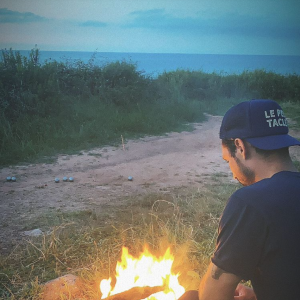 Jérémy Frérot en vacances en Galice. Story Instagram du 9 juillet 2021.