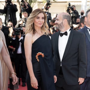 Clotilde Courau lors de la montée des marches du film " Benedetta " lors du 74ème Festival International du Film de Cannes. Le 9 juillet 2021