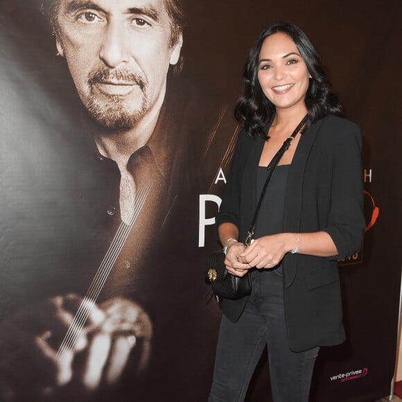 Exclusif - Prix Spécial - No Web - Valérie Bègue (Miss France 2008) - Célébrités à la repésentation "An Evening With Al Pacino" au théâtre de Paris à Paris, France, le 22 octobre 2018. © Coadic Guirec/Bestimage  (No Web No Blog pour la Belgique et la Suisse) Exclusive - For Germany Call For Price - No Web - Celebs attending the "An Evening With Al Pacino" performance at the Paris theater in Paris, France, on October 22, 2018. 