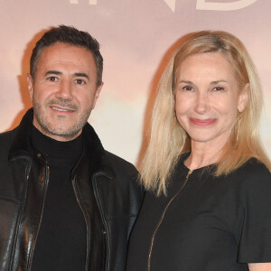 José Garcia et sa femme Isabelle Doval - Avant-première du film "Holy Lands" au cinéma UGC Normandie à Paris. © Coadic Guirec/Bestimage