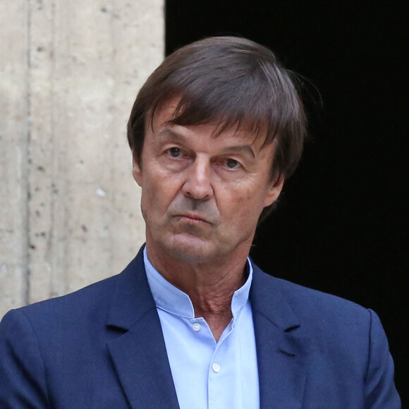 Passation de pouvoir entre le ministre de la Transition Ecologique et Solidaire, Nicolas Hulot et son successeur François de Rugy, au ministère de l'Ecologie. Paris. © Stéphane Lemouton / Bestimage