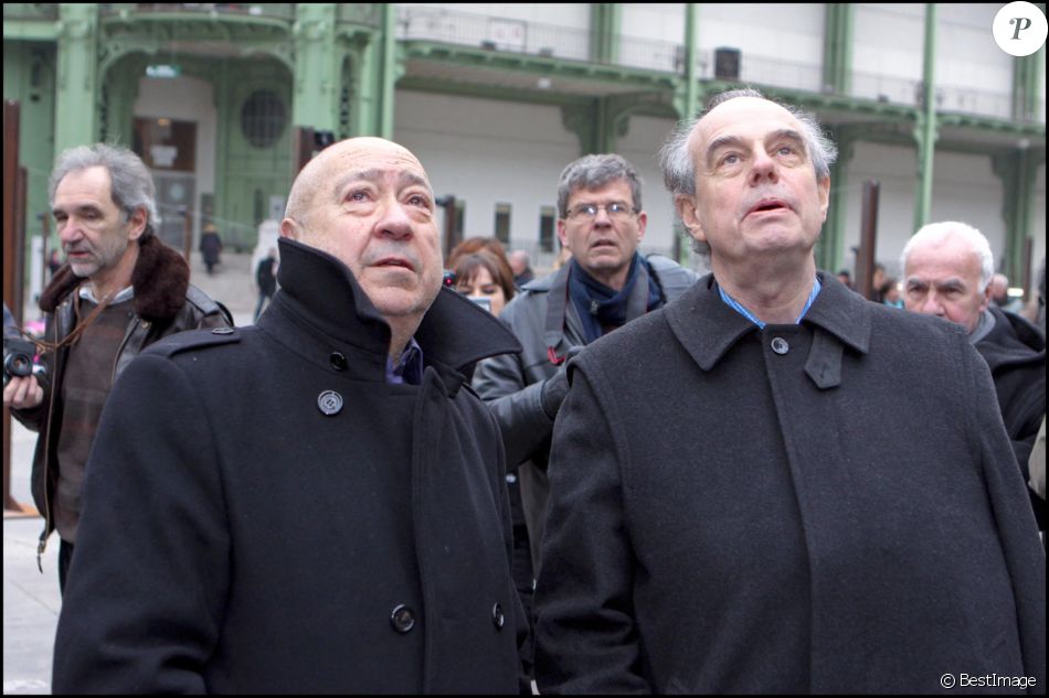 L'artiste plasticien Christian Boltanski est mortà l'âge de 76 ans. Ici, avec Frédéric Mitterrand.