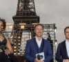 Exclusif - Stéphane Bern, Pretty Yende et Renaud Capuçon lors de l'évènement "Le Concert de Paris" depuis le Champ-de-Mars à l'occasion de la Fête Nationale du 14 Juillet 2021. © Perusseau-Veeren/Bestimage