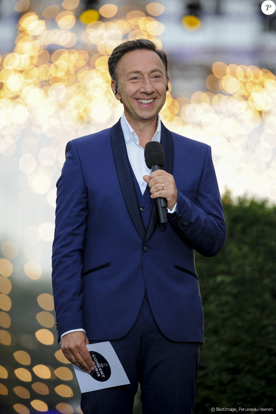 Exclusif - Stéphane Bern lors de l'évènement "Le Concert de Paris" depuis le Champ-de-Mars à l'occasion de la Fête Nationale .© Perusseau-Veeren/Bestimage