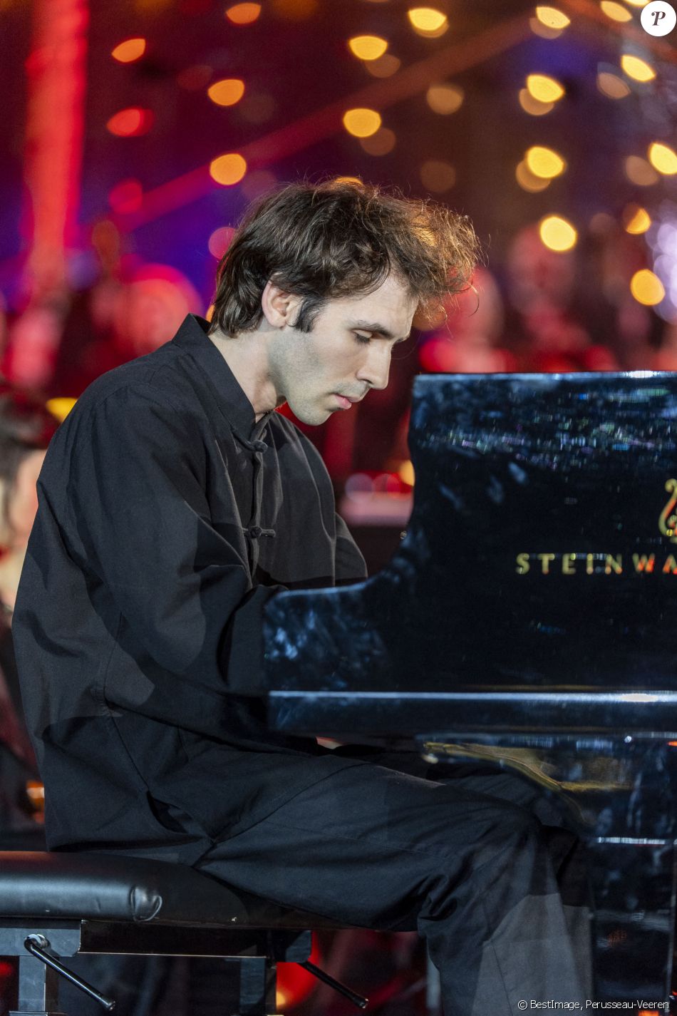 Exclusif - Alexandre Kantorow lors de l'évènement "Le Concert de Paris" depuis le Champ-de-Mars à l'occasion de la Fête Nationale du 14 Juillet 2021. © Perusseau-Veeren/Bestimage