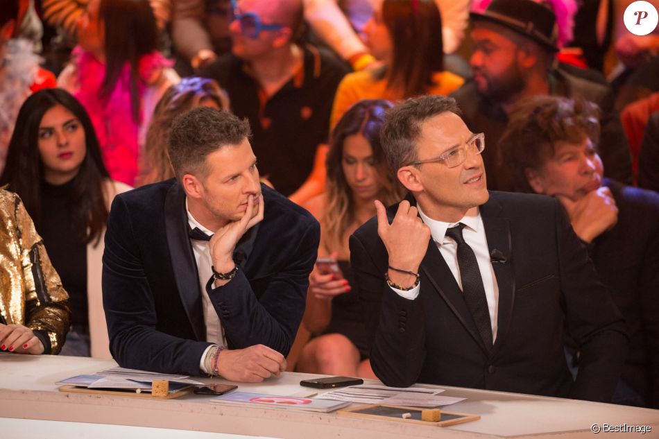 Exclusif - Matthieu Delormeau et Julien Courbet - 1000ème de l'émission "Touche pas à mon poste" (TPMP) en prime time sur C8 à Boulogne-Billancourt le 27 avril 2017.
