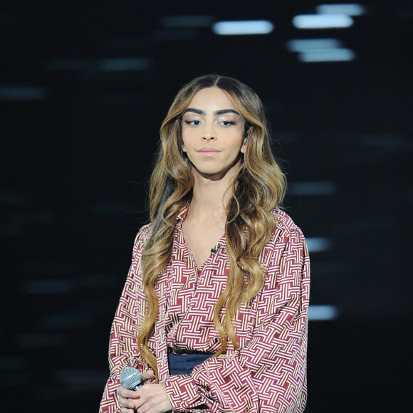 Bilal Hassani - Enregistrement de l'émission "Duos Mystères" à la Seine Musicale à Paris. Le 1er février 2021. © Gaffiot-Moreau / Bestimage