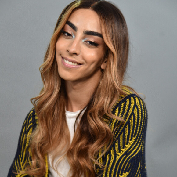 Exclusif - Bilal Hassani en interview dans les studios de PurePeople à Levallois-Perret. Le 21 octobre 2020.