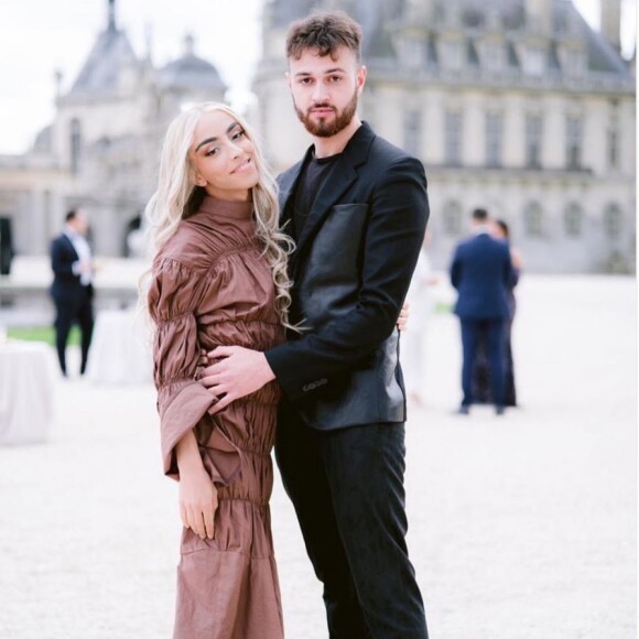 Bilal Hassani et son nouveau compagnon, Cassem Jebrouni. Instagram. Le 15 juillet 2021.